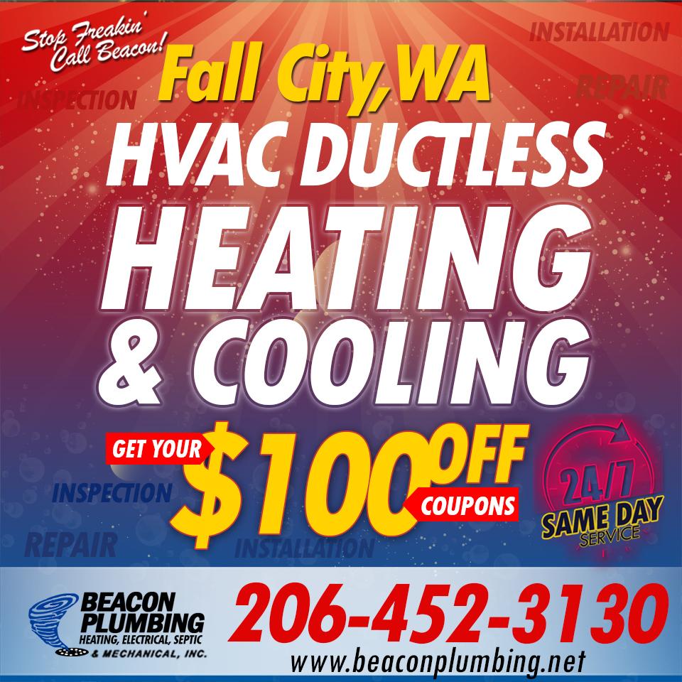 Ductless Heating and Cooling Fall City