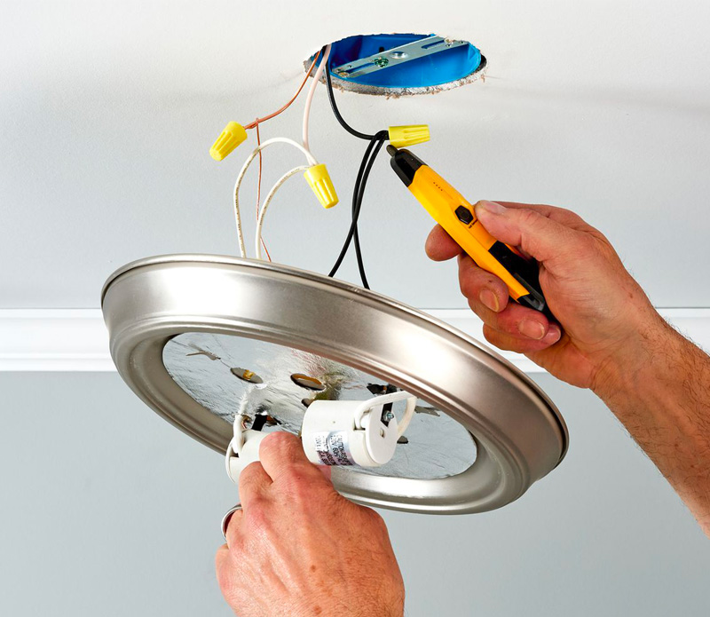 light fixture installation 2