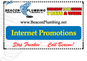 Beacon Plumbing Internet Promotions