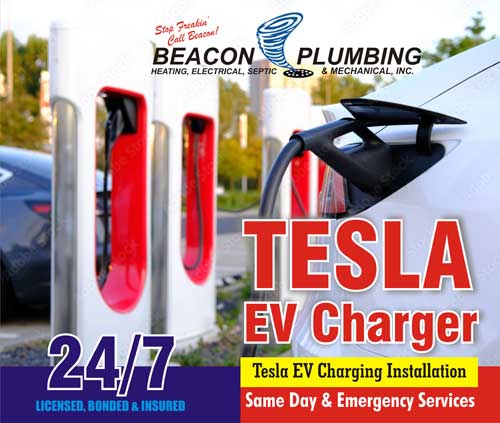 Eco-friendly Ballard Tesla EV charger in WA near 98117