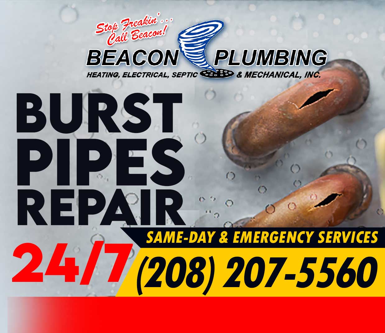 Local Black Diamond rusted pipe replacement in WA near 98010