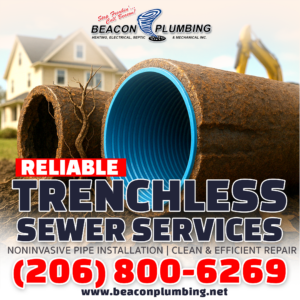 Trenchless Sewer Replacement Fairwood WA 98058