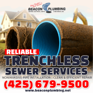 Trenchless Sewer Replacement North Bend WA 98045