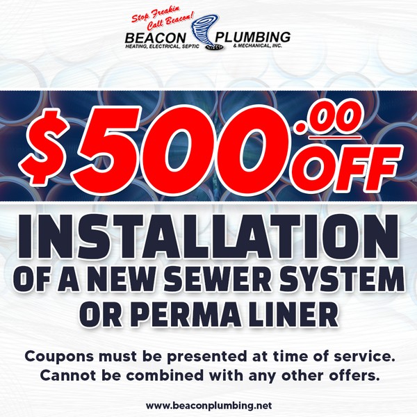 new sewer system or perma-liner installation