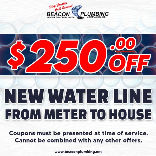 new water line from meter to house