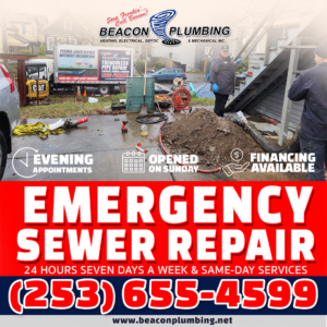 Emergency Sewer Repair Borwns Point WA